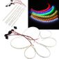 Taśma LED do modowania obudów, 30cm, niebieska, 4-pin molex