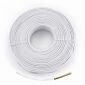 Cableexpert Beige Płaski kabel telefoniczny w oplocie, 100 metrów