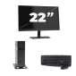 Atrust t176 USFF - Intel Atom x5-E8000 - 8GB RAM - 256GB SSD - Windows 11 + 1x 22 cali Monitor