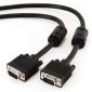 Premium VGA HD15M/HD15M, podwójnie ekranowany, z 2*ferrytowym kablem o długości 10 stóp, kolor czarny