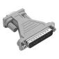 Adapter szeregowy/równoległy, DB9F do DB25M