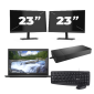 Dell Latitude 3420 - Intel Core i3 11. generacji - 14 cali - 16GB RAM - 256GB SSD - Windows 11 Home + 2x Monitor 23 cali