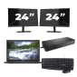 Dell Latitude 3420 - Intel Core i3 11. generacji - 14 cali - 16GB RAM - 256GB SSD - Windows 11 Home + 2x Monitor 24 cali