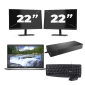 Dell Latitude 5420 - Intel Core i3 11. generacji - 14 cali - 16GB RAM - 256GB SSD - Windows 11 Home + 2x Monitor 22 cali