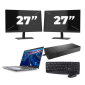Dell Latitude 5420 - Intel Core i7 11. generacji - 14 cali - 16GB RAM - 256GB SSD - Windows 11 Home + 2x Monitor 27 cali