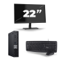 Dell Optiplex 7070 Micro USFF – Intel Core i5-9. generacji – 8 GB RAM – 256 GB SSD – Windows 11 + 1x 22-calowy monitor