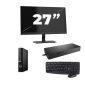 Dell OptiPlex 7080 USFF — Intel Core i3 10. generacji — 8 GB RAM — 256 GB SSD — Windows 11 + 1 x 27-calowy monitor