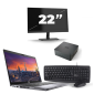Dell Precision 3550 — Intel Core i7-10. generacji — 15 cali — 8 GB RAM — 256 GB SSD — Windows 11 + 1 x 22-calowy monitor