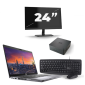 Dell Precision 3550 — Intel Core i7-10. generacji — 15 cali — 8 GB RAM — 256 GB SSD — Windows 11 + 1 x 24-calowy monitor