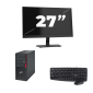 Fujitsu Esprimo P910 Micro Tower - Intel Core i7-3rd Generation - 8 GB RAM - 256 GB SSD - Windows 10 + 1x 27-calowy monitor