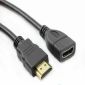 Przedłużacz HDMI V1.4, czarny, 30 cm