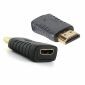 Łącznik HDMI M/F, pozłacany