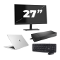 HP EliteBook 830 G7 - Intel Core i7 10. generacji - 13 cali - 16GB RAM - 512GB SSD - Windows 11 Home + 1x Monitor 27 cali