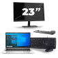 HP EliteBook 830 G8 – Intel Core i5-11. generacji – 13 cali – 8 GB RAM – 256 GB SSD – Windows 11 + 1x 23-calowy monitor