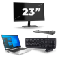 HP EliteBook 840 G8 - Intel Core i7 11. generacji - 14 cali - 16GB RAM - 256GB SSD - Windows 11 + 1x Monitor 23 cali