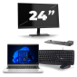 HP ProBook 640 G8 - Intel Core i5 11. generacji - 14 cali - 16GB RAM - 256GB SSD - Windows 11 + 1x Monitor 24 cali