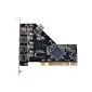 Karta PCI 4+1 USB 2.0 VIA chipset
