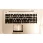 Klawiatura do notebooka ASUS X555 K555 R556 z wyciąganą srebrną obudową górną