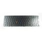 Klawiatura do notebooka HP EliteBook 8560W 8570W z czarną ramką pointstick