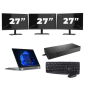 Lenovo Thinkpad L13 Yoga Gen 3 - Intel Core i5 12. generacji - 13 cali - Touch - 16GB RAM - 256GB SSD - Windows 11 Home + 3x Monitor 27 cali