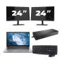 Lenovo ThinkPad T14 Gen 1 - AMD Ryzen 5 PRO 4650U - 14 cali - 8 GB RAM - dysk SSD 256 GB - Windows 11 Home + 2 monitory 24 cale