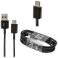 Oryginalny kabel USB do szybkiej ładowarki Samsung EP-DW700CBE czarny TYP-C 150CM 5A