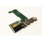 Płytka gniazd audio USB do notebooka dla MSI GP70 MS-1758B wyciągnięta