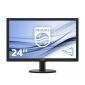 Philips 240V5QDSB - 24 cale - 1920x1080 - DVI - HDMI - VGA - Czarny