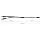 Rozdzielacz zasilania DC 1 na 2 dla kamery CCTV