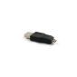 Adapter USB micro męski na USB A męski