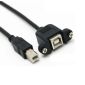 Kabel przejściowy USB B męski na żeński, 1 m