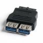 Złącze USB 3.0 na 2x USB A