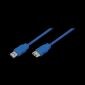 USB 3.0 A męski na żeński, niebieski, 3M,CU0057