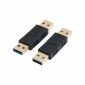 Adapter USB 3.0 A z męskiego na męski, AU0016