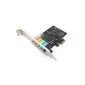 Karta dźwiękowa PCI-E 5.1 ​​​​kanałowa CMI8738