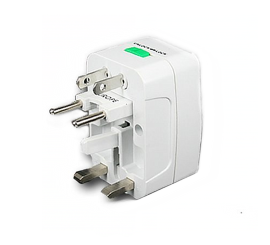 Międzynarodowy adapter podróżny 125 V ~ 250 V UK/SP/IT/US/EU, certyfikat CE