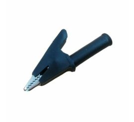 1 * plastikowy uchwyt, metalowy zacisk krokodylkowy, czarny, wspornik złącza bananowego 4 MM