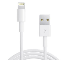 Kabel Lightning Apple iPhone i iPad (oryginalny) – 1 m – klasa B