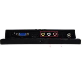 7-calowy monitor LED ze złączem BNC/VGA/AV