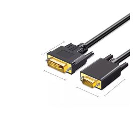 Kabel DVI-I (24+5) Dual Link męski na męski VGA M/M, 1,5 m