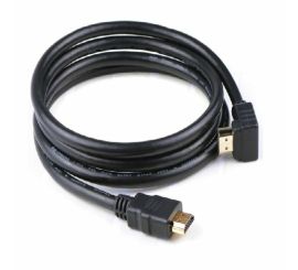 Kabel HDMI v2.0a, kątowy 90°, do, złocony, M/M, 1,8 m