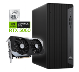 HP EliteDesk 800 G6 Tower - Intel Core i7-10. generacji - 16 GB RAM - 1 TB SSD - Nvidia RTX 5060 - Win11 - Komputer do gier