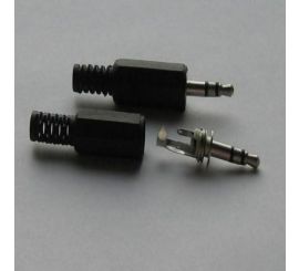 Złącze adaptera wtyku męskiego jack stereo 3,5 mm lutowane