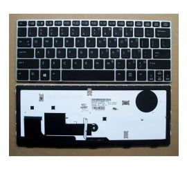 Klawiatura do notebooka HP EliteBook Revolve 810 G1 z podświetlaną srebrną ramką