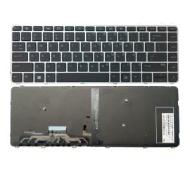 Klawiatura do notebooka HP EliteBook Folio 1040 G3 z podświetlaną srebrną ramką