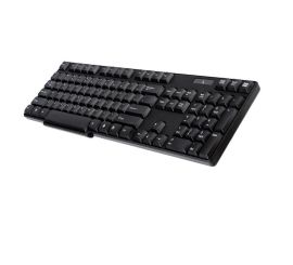 Klawiatura przewodowa USB 104 klawisze, układ AZERTY, czarna, K-602