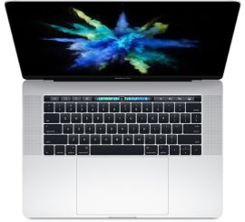 Apple MacBook Pro (15 cali, 2017) – Intel Core i7 – 16 GB RAM – dysk SSD 512 GB – Touch Bar – 4 porty Thunderbolt 3 – srebrny – 2-letnia gwarancja