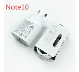 Oryginalna ładowarka Samsung EP-TA800 3A 25W w komplecie. Kabel do transmisji danych USB TYP-C Biały