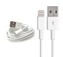 8-pinowy kabel USB do iPhone'a, iPoda | kolor biały 100cm