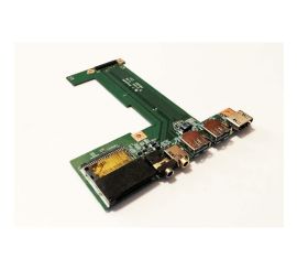 Płytka gniazd audio USB do notebooka dla MSI GP70 MS-1758B wyciągnięta